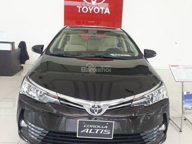 Bán xe Toyota Corolla altis G năm 2018, màu đen, khuyến mại tiền mặt lớn nhất miền bắc, call Mr Hùng 0972008633