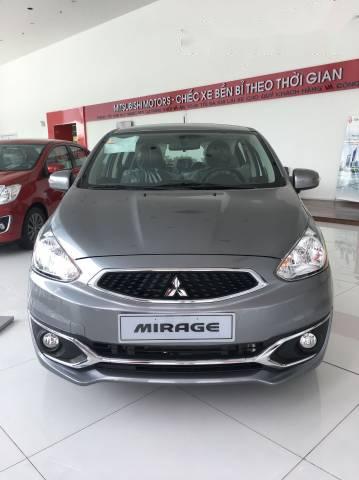 Bán xe Mitsubishi Mirage MT ECO năm sản xuất 2018, màu bạc, nhập khẩu nguyên chiếc, 345tr