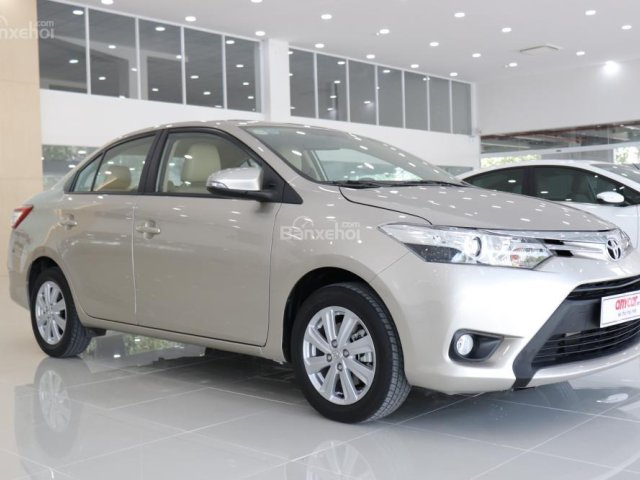 Cần bán Toyota Vios G 1.5 đời 2017, màu ghi vàng, bao test