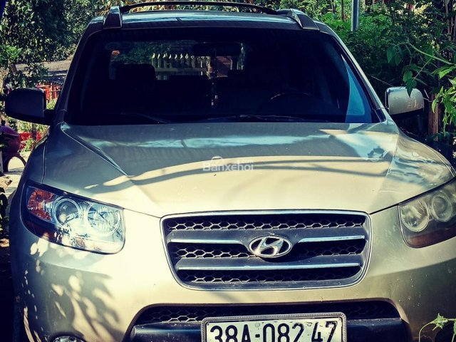 Cần bán Hyundai Santa Fe LX năm 2008, màu vàng, xe nhập