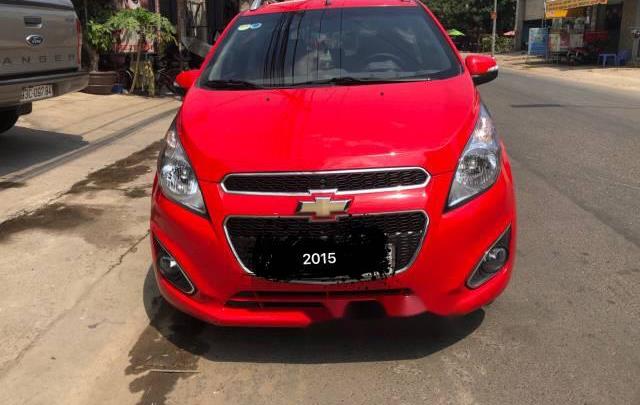 Bán Chevrolet Spark 2015, màu đỏ số tự động, 276tr