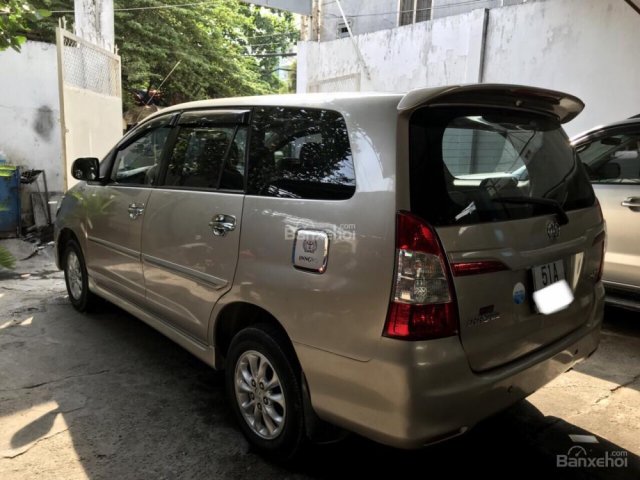 Bán Toyota Innova E 2014, màu vàng cát, biển TP, giá thương lượng, hổ trợ góp