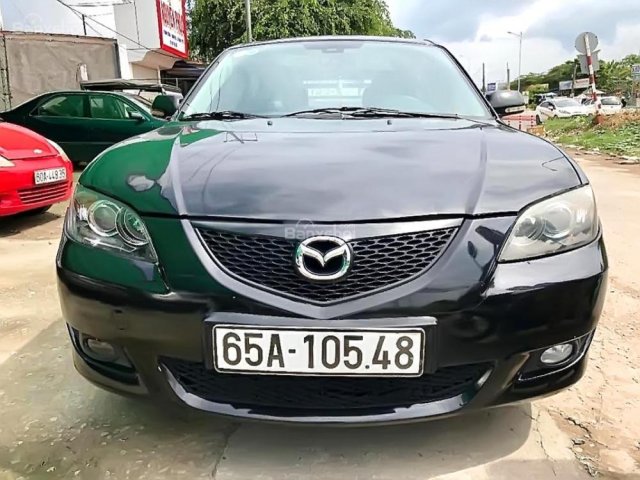 Cần bán xe Mazda 3 1.6 MT sản xuất năm 2005, màu đen