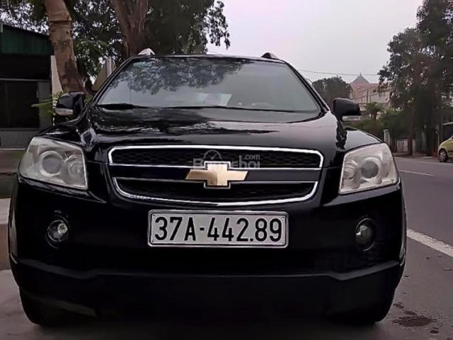 Bán ô tô Chevrolet Captiva đời 2007, màu đen như mới