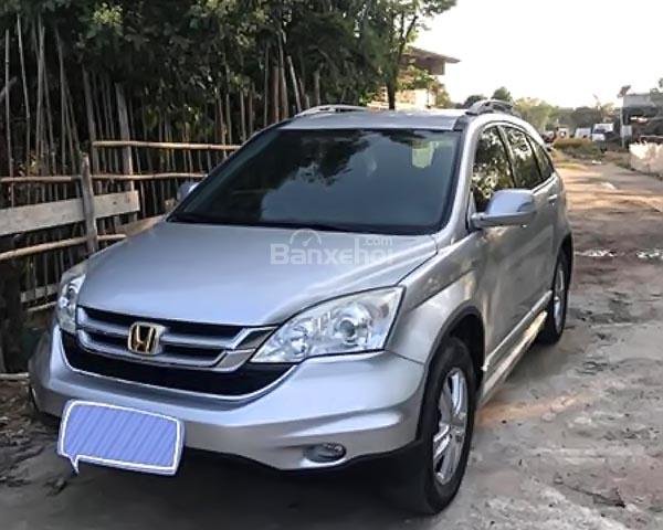 Cần bán Honda CR V 2.4 sản xuất năm 2010, màu bạc giá cạnh tranh