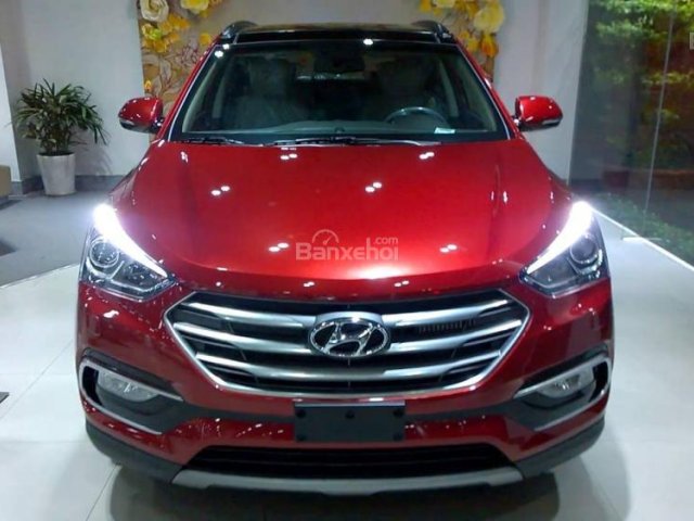 Bán xe Hyundai Santa Fe, đời 2018, màu đỏ. LH Hương: 0902.608.293