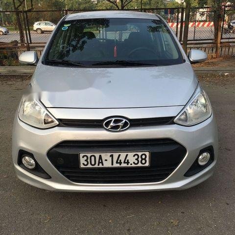 Cần bán xe Hyundai Grand i10 1.0MT 2014, màu bạc giá tốt