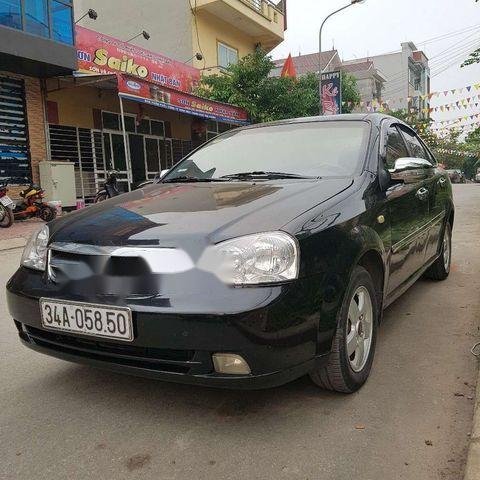 Bán ô tô Daewoo Lacetti 2008, màu đen, giá 185tr