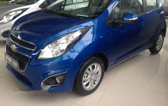 Bán ô tô Chevrolet Spark LTZ 2014, màu xanh lam, giá tốt