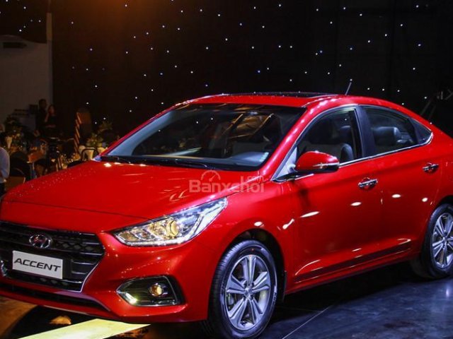 Bán Hyundai Accent 1.4 AT đời 2018, màu đỏ, 540tr