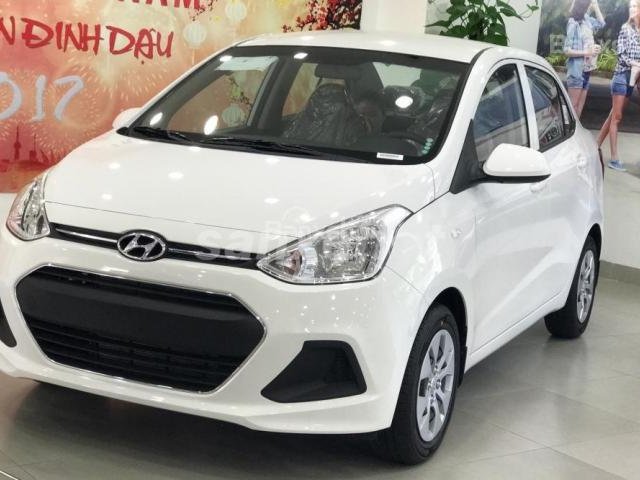 Cần bán xe Hyundai Grand i10 Sedan base sản xuất 2018, màu vàng, 350tr