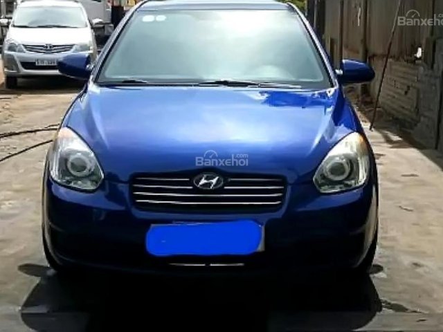 Bán xe Hyundai Verna đời 2008, màu xanh lam, xe nhập