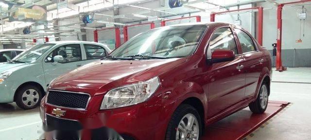 Bán Chevrolet Aveo 1.4L LTZ 2017, màu đỏ  