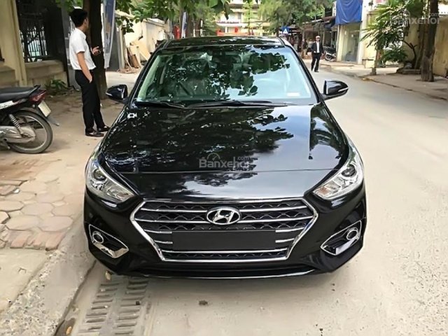 Bán Hyundai Accent 1.4 AT năm 2018, màu đen giá cạnh tranh