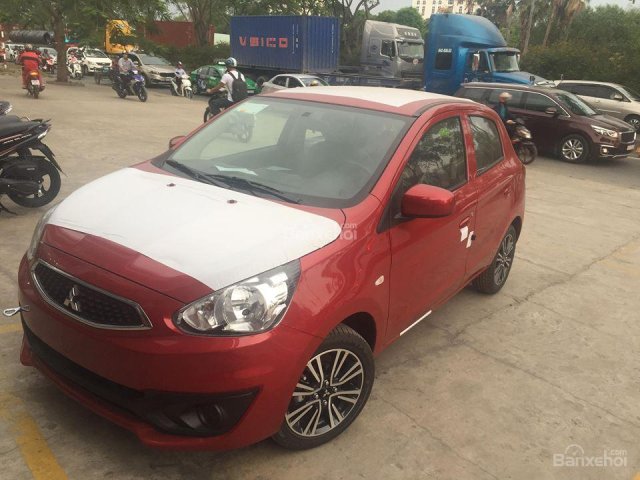 Bán Mitsubishi Mirage nhập Thái Lan chiếc xe màu đỏ, duy nhất trong tháng 4, giá ưu đãi dịp lễ 30/4