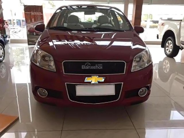 Bán xe Chevrolet Aveo LTZ 1.4 AT năm sản xuất 2017, màu đỏ 