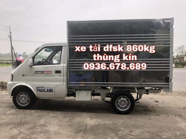 Bán xe tải DFSK 860kg thùng kín, đời mới nhất, giá rẻ nhất thị trường