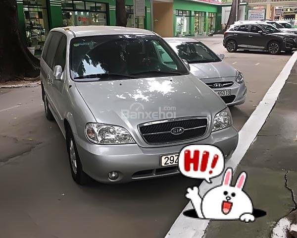 Bán Kia Carnival sản xuất 2007, màu bạc xe gia đình