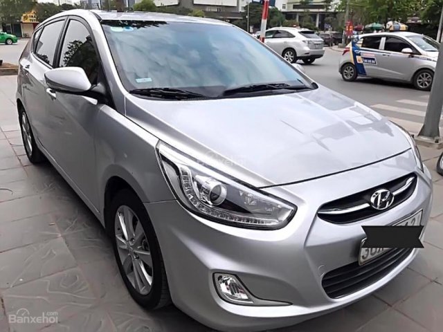 Bán Hyundai Accent 1.4AT Blue sản xuất 2015, màu bạc, nhập khẩu