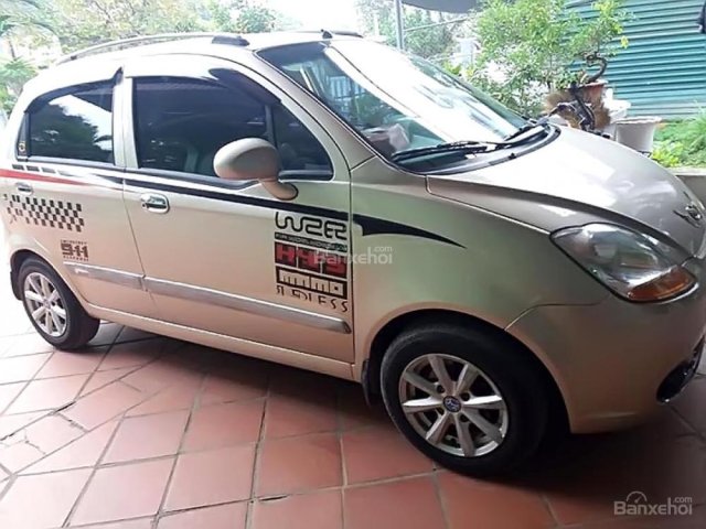 Bán xe Chevrolet Spark đời 2009, màu vàng, xe nguyên bản