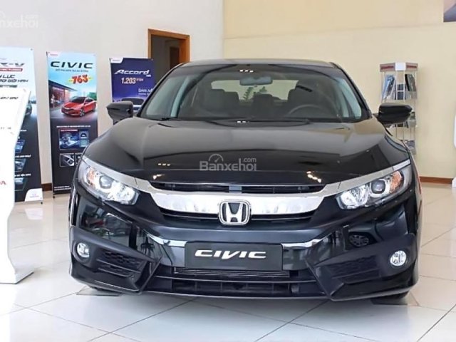 Bán Honda Civic 1.8E sản xuất 2018, màu đen, nhập khẩu