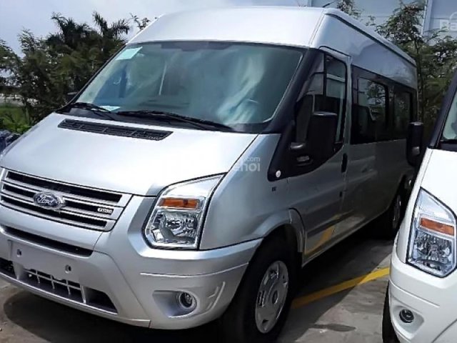 Bán Ford Transit Standard MID 2018, màu bạc, 819tr