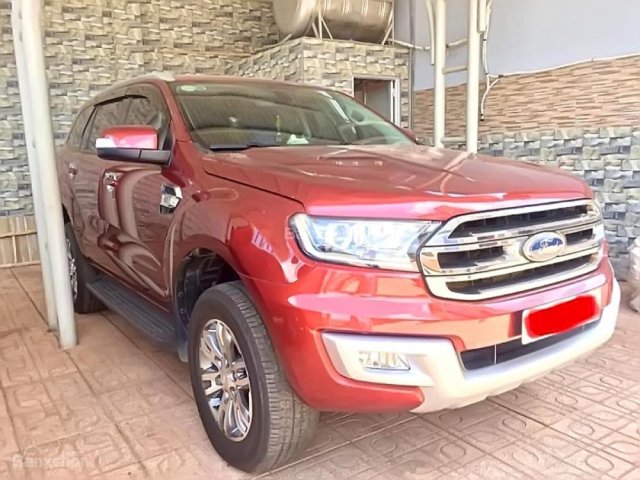 Bán Ford Everest đời 2016, màu đỏ, nhập khẩu Thái số tự động