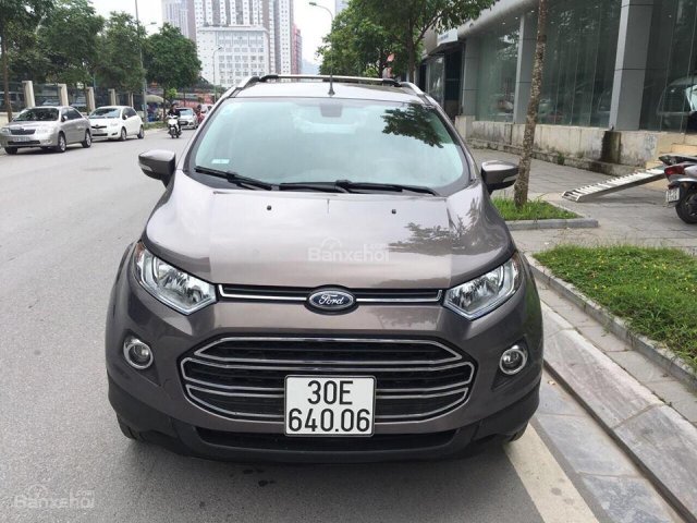 Cần bán xe Ford EcoSport 1.5L AT Titanium đời 2016, màu xám (ghi), giá chỉ 559 triệu