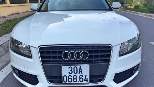 Bán Audi A5 2.0 S-line đời 2008, màu trắng, nhập khẩu  