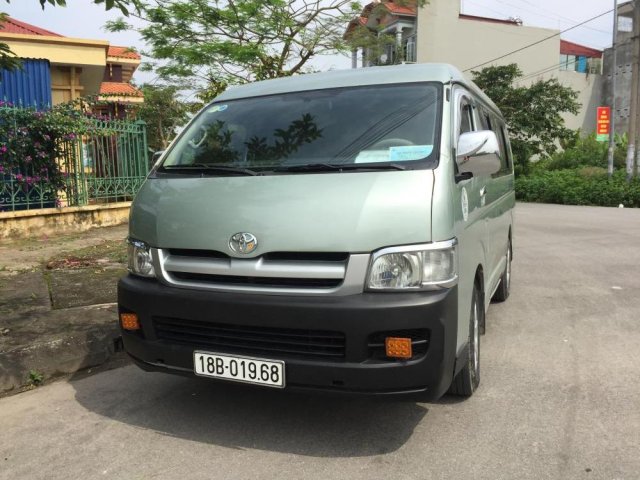 Cần bán Toyota Hiace G sản xuất năm 2007, màu xanh lam, xe nhập