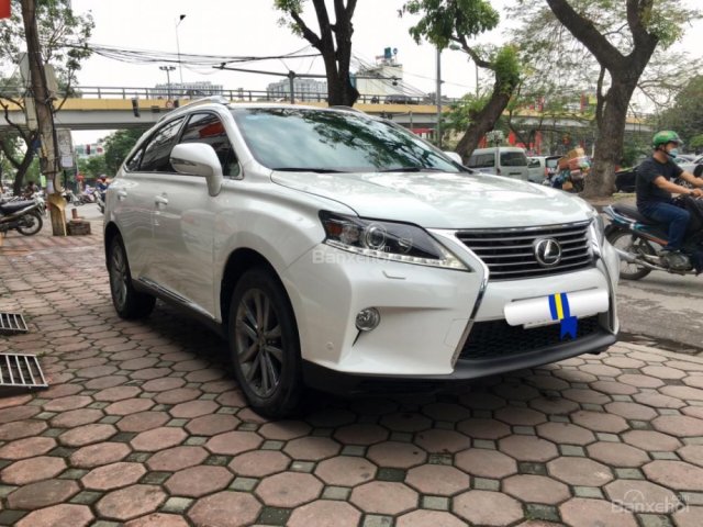 Bán ô tô Lexus RX 350 sản xuất năm 2015, màu trắng nội thất kem0