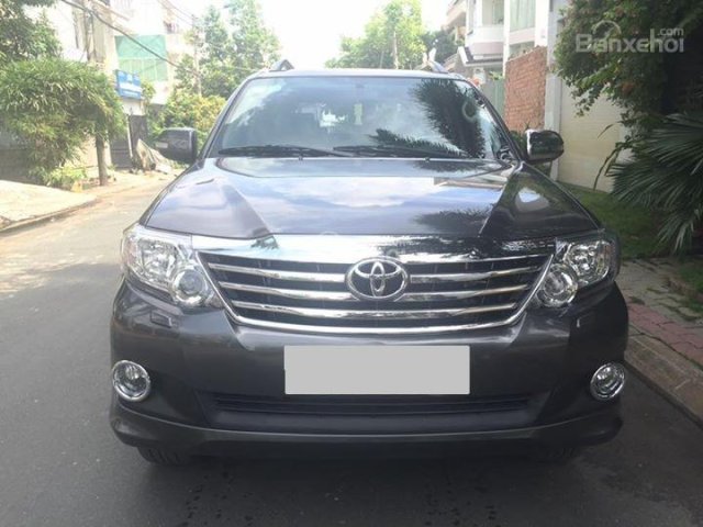 Cần bán lại xe Toyota Fortuner 2.7V (4x4) sản xuất 2016, màu xám