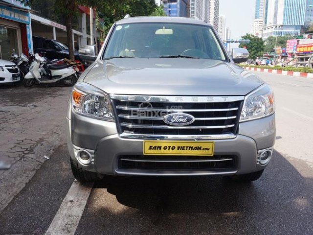 Cần bán Ford Everest AT năm sản xuất 2012, màu bạc, giá tốt