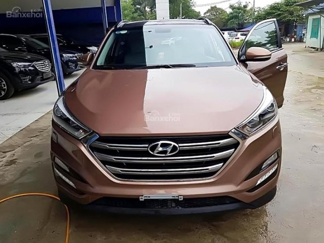 Bán Hyundai Tucson 2.0 AT đời 2016, màu nâu, nhập khẩu nguyên chiếc