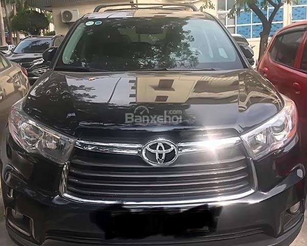 Bán Toyota Highlander LE sản xuất 2015, màu đen, nhập khẩu nguyên chiếc