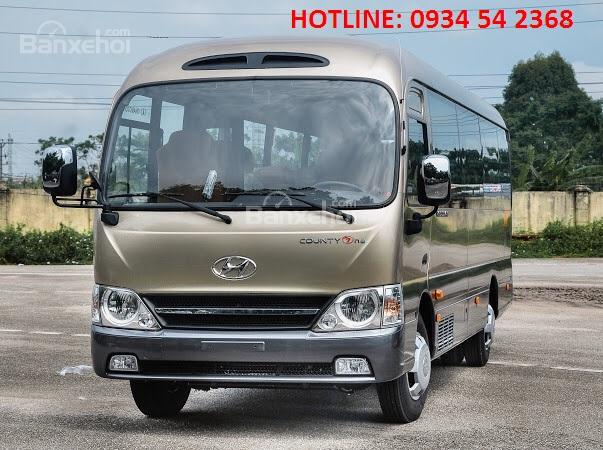 Bán xe Hyundai County D4DD, khuyến mại hấp dẫn, hỗ trợ trả góp 90%