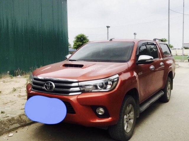 Bán Toyota Hilux 3.0G AT năm 2016, màu đỏ, nhập khẩu Thái số tự động, 800 triệu