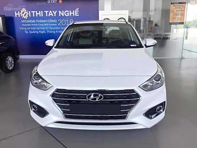 Bán Hyundai Accent 1.4 MT sản xuất 2018, màu trắng