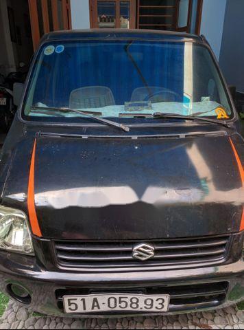 Cần bán lại xe Suzuki Wagon R đời 2001, màu đen xe gia đình, giá chỉ 80 triệu