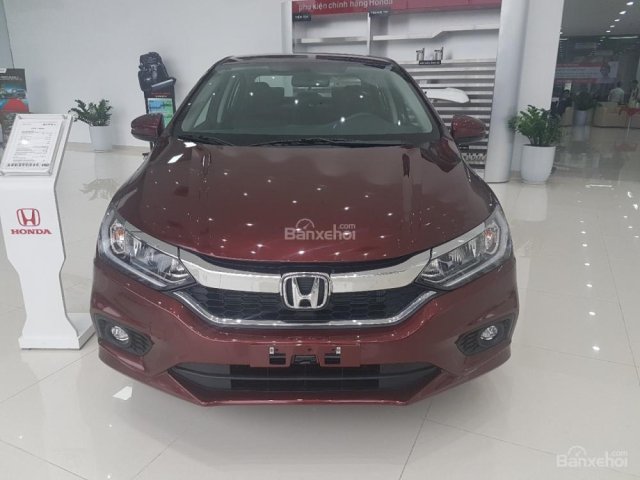 Bán Honda City CVT năm 2018, màu đỏ, giá 559tr