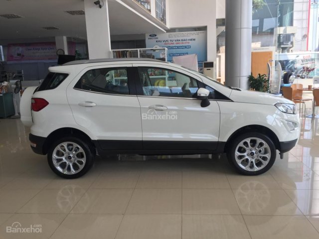 Bán Ford Ecosport Trend AT 2018 màu trắng, bán tại Ford An Đô, hỗ trợ trả góp thủ tục nhanh gọn