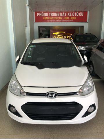 Cần bán gấp Hyundai Grand i10 MT sản xuất 2014, màu trắng, giá tốt