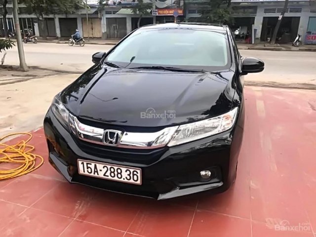 Bán xe Honda City 1.5 AT đời 2016, màu đen 