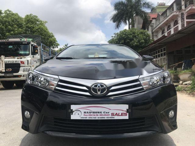 Cần bán gấp Toyota Corolla Altis đời 2017, màu đen đã đi 38.000km