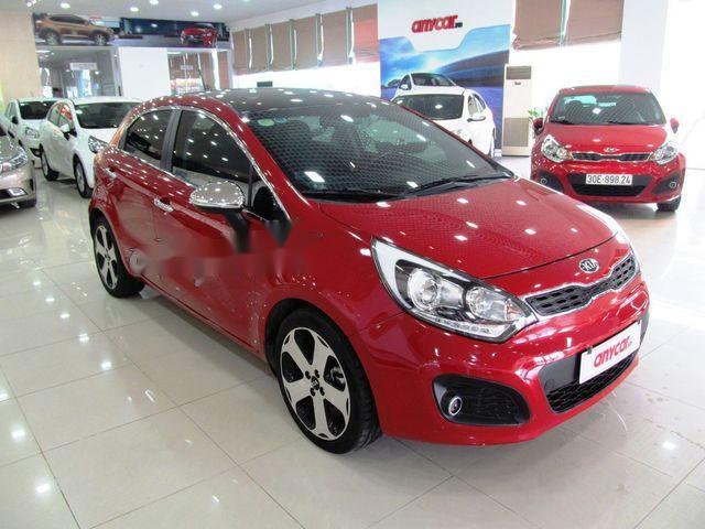 Cần bán lại xe Kia Rio 1.4AT 2014, màu đỏ, giá tốt