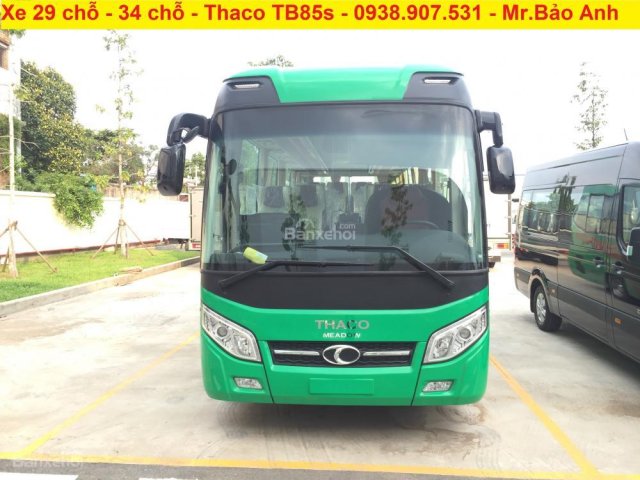 Bán xe Thaco TB85s 29 chỗ, 34 chỗ, động cơ Weichai mới 2018