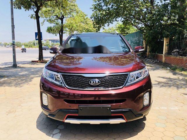 Cần bán gấp Kia Sorento 2.4 Gath sản xuất năm 2017, màu đỏ, giá tốt