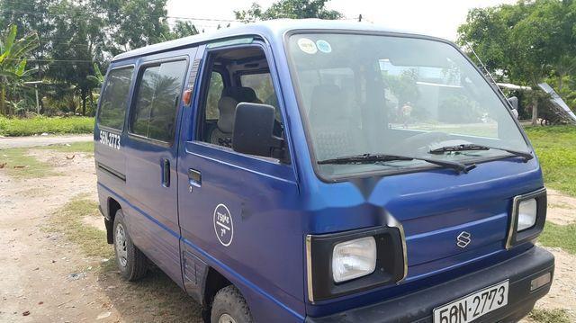 Bán xe Suzuki Super Carry Van năm 2001, màu xanh  0