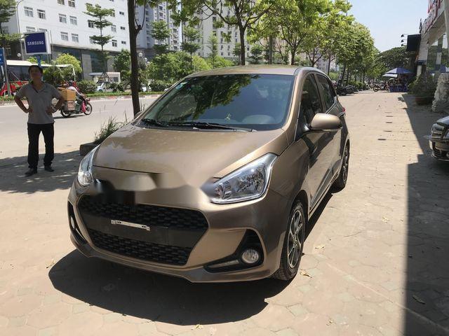 Bán Hyundai Grand i10 đời 2017, màu nâu, giá 408tr