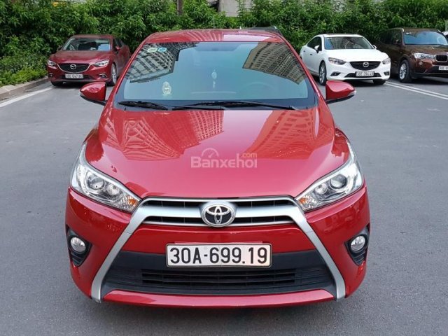 Bán xe Toyota Yaris G năm 2015, màu đỏ, xe nhập